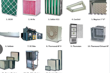 Thiết bị lưới lọc khí